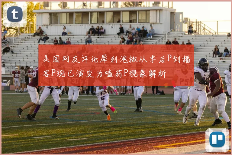 美国网友评论犀利泡椒从季后P到播客P现已演变为嗑药P现象解析